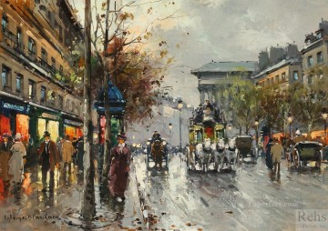 パリ Painting - AB ブールバード ドゥ ラ マドレーヌ 8 パリ